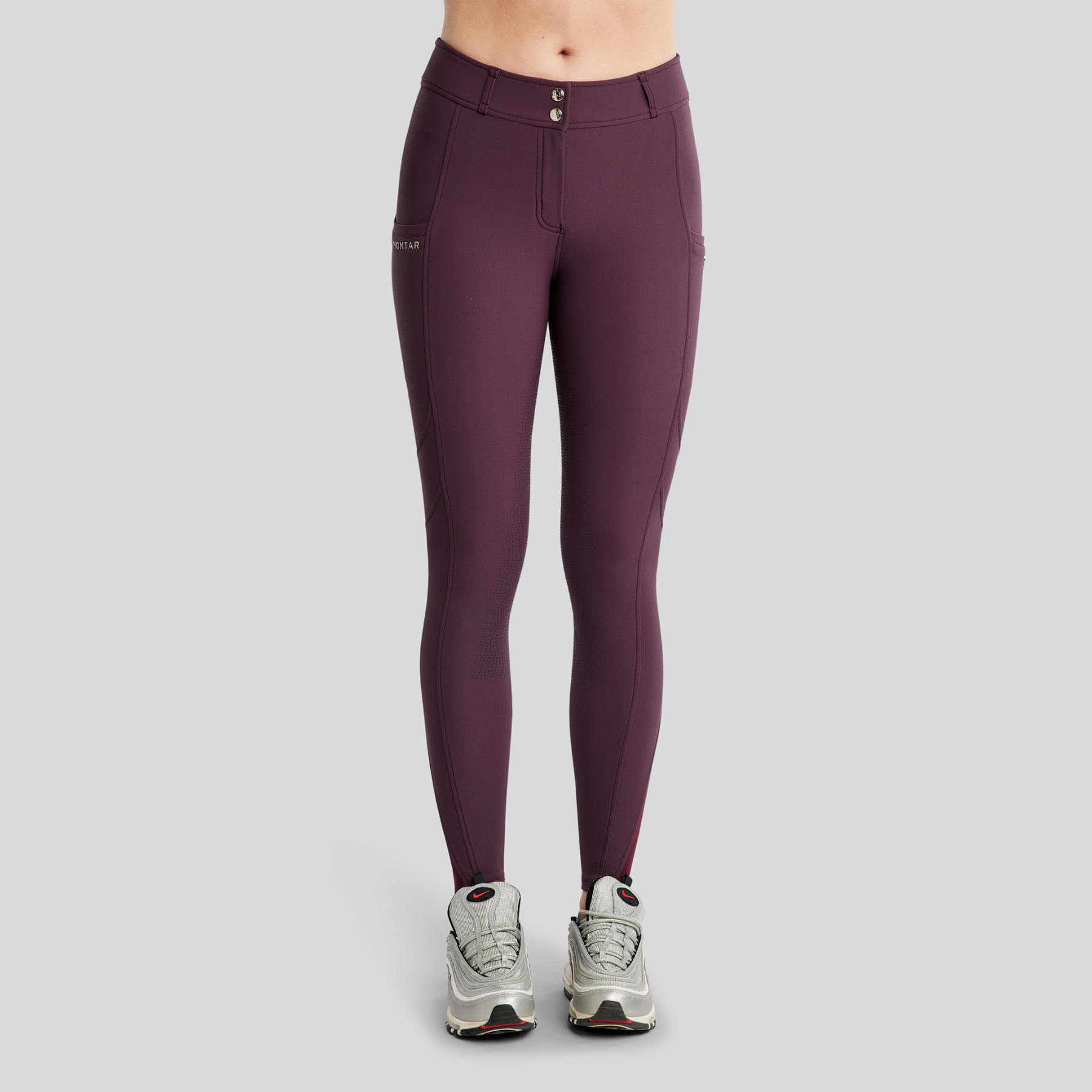 Montar MoPhilipa Ladies Full Grip Breeches with Champagne Pendant, Fig