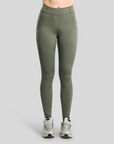 Montar MoZida Ladies Hybrid Full Grip Pull-on Riding Leggings, Forest Green