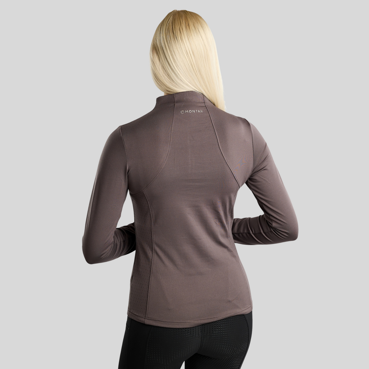 Montar MoZida REFINED Ladies Long Sleeve Thermo Base Layer, Black Peony
