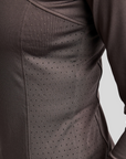 Montar MoZida REFINED Ladies Long Sleeve Thermo Base Layer, Black Peony
