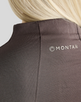 Montar MoZida REFINED Ladies Long Sleeve Thermo Base Layer, Black Peony
