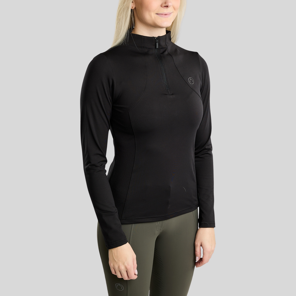 Montar MoZida REFINED Ladies Long Sleeve Thermo Base Layer, Black