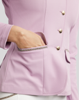 Montar MoLila Competition Jacket with Champagne Crystal Tape and Crystals, Candy Pink