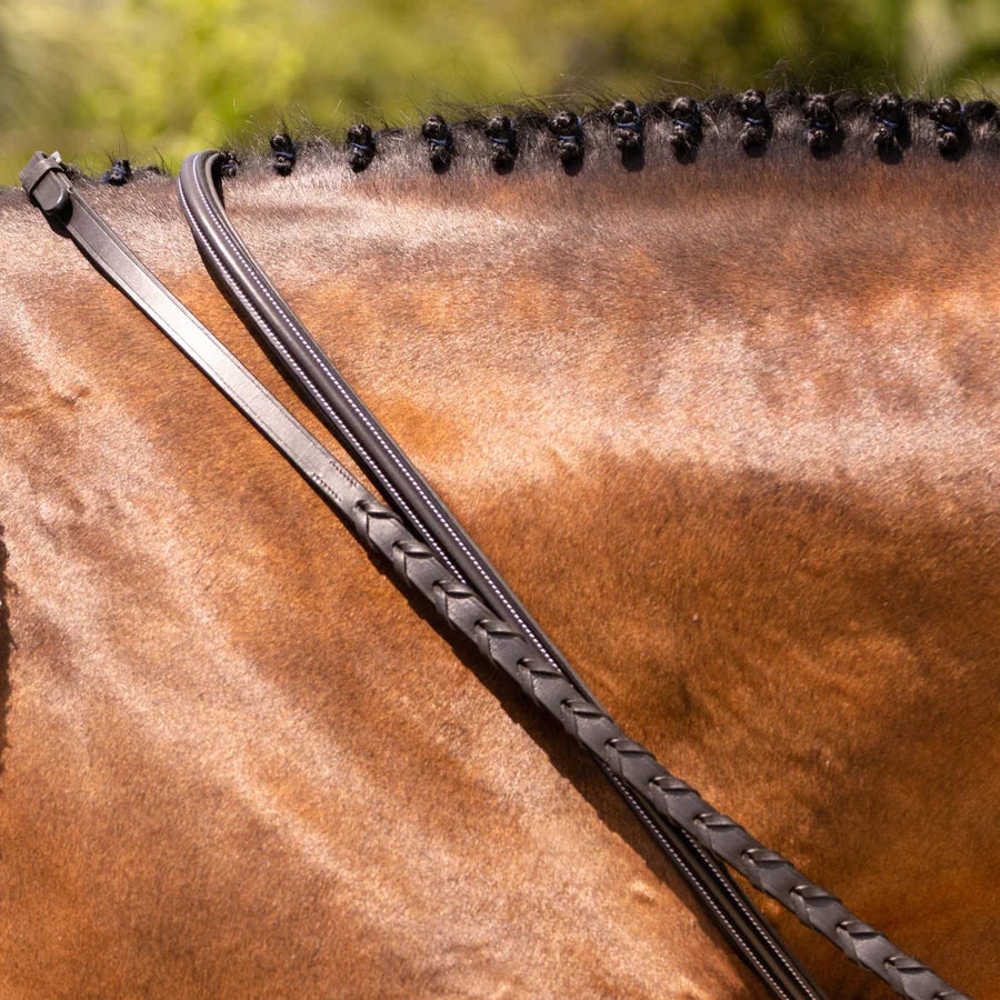 Lumiere Equestrian CLASSIC Hunter Bridle, Brown with Reins