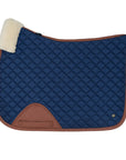 Sixteen Cypress Merino Wool Ultra Soft Jumper Pad, Navy & Cognac