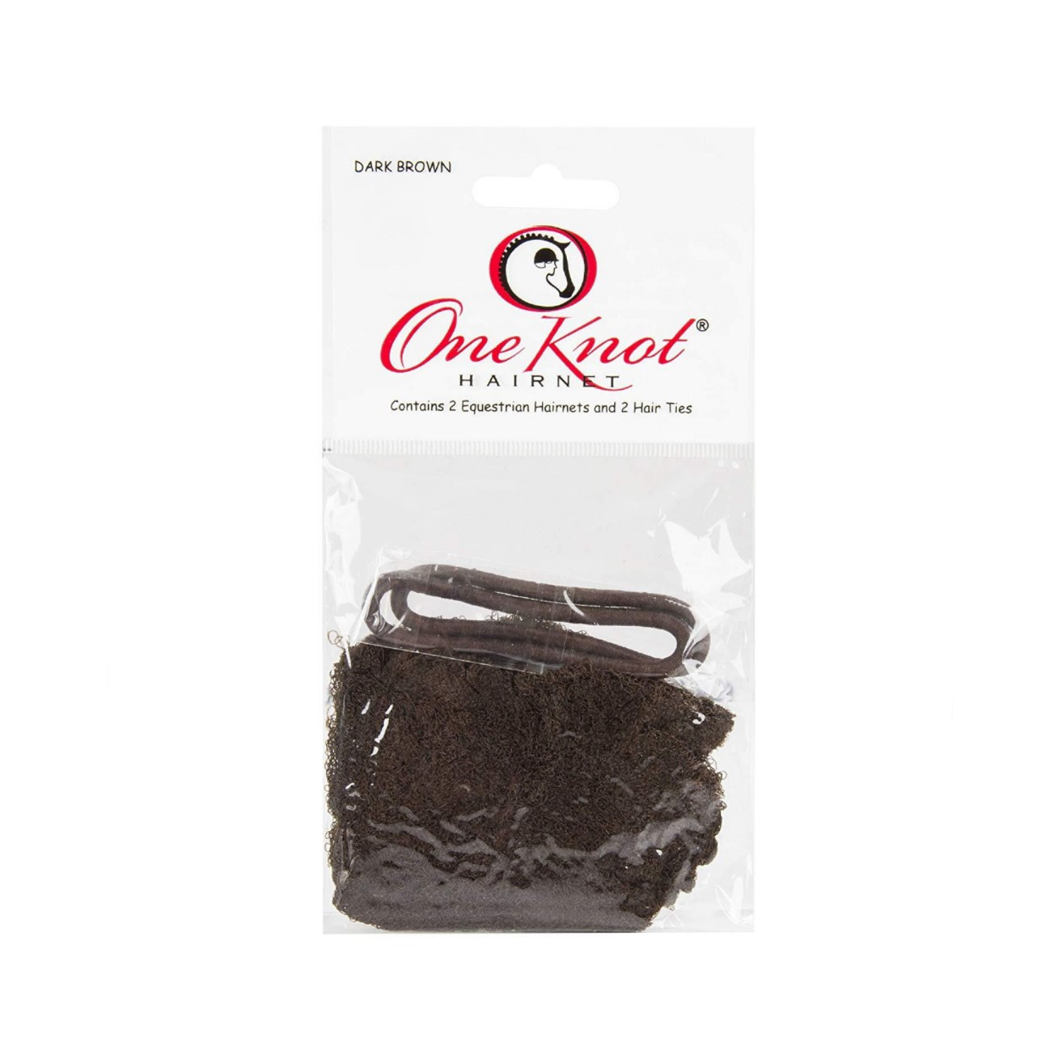 One Knot Hair Net, Dark Brown
