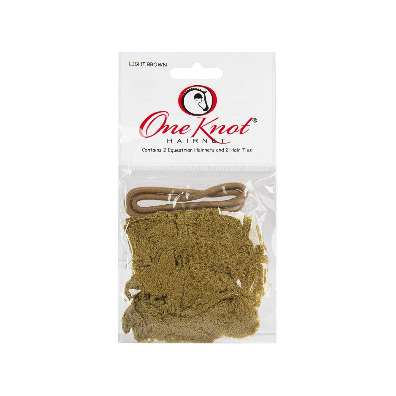 One Knot Hair Net, Light Brown