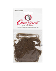 One Knot Hair Net, Medium Brown