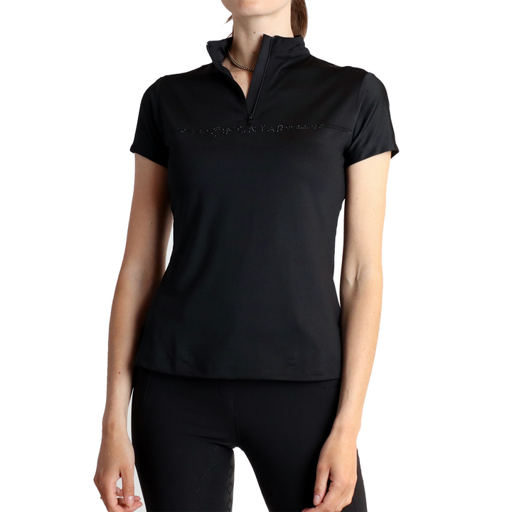Montar MoAviana Ladies Short Sleeve Training Shirt, Black