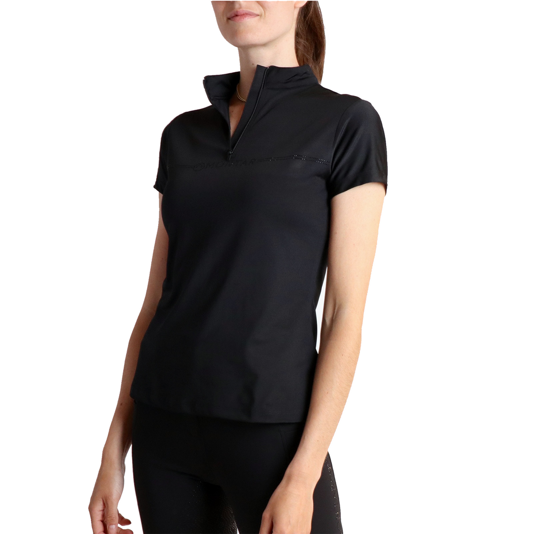 Montar MoAviana Ladies Short Sleeve Training Shirt, Black