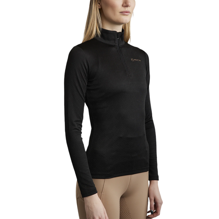 Montar MoCilia Ladies Long Sleeve Training Shirt, Black