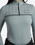 RG Jersey Fleece Long Sleeve Zip Training Shirt, Lava Smoke