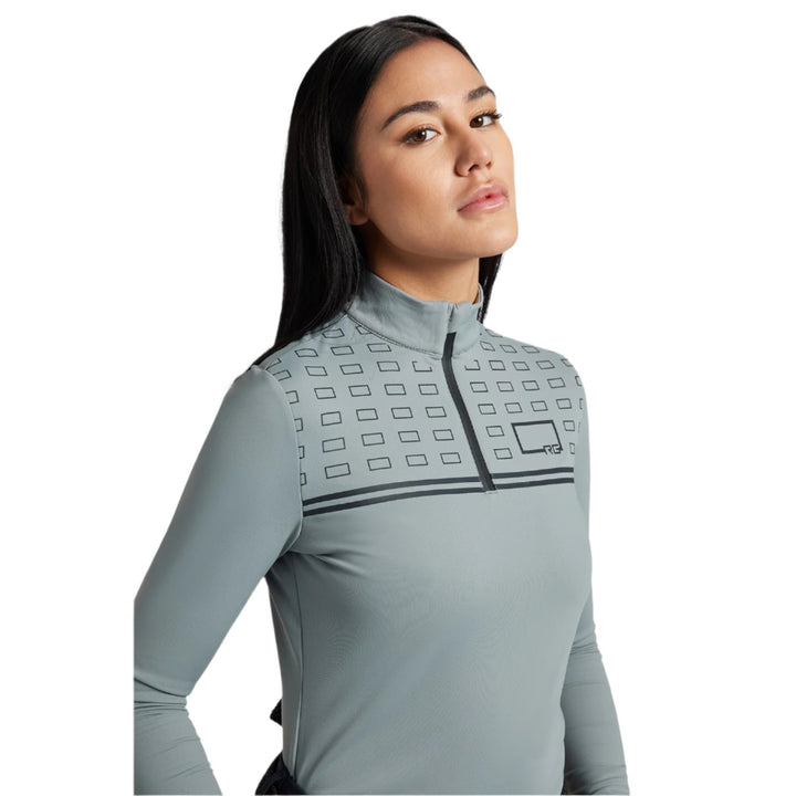 RG Jersey Fleece Long Sleeve Zip Training Shirt, Lava Smoke