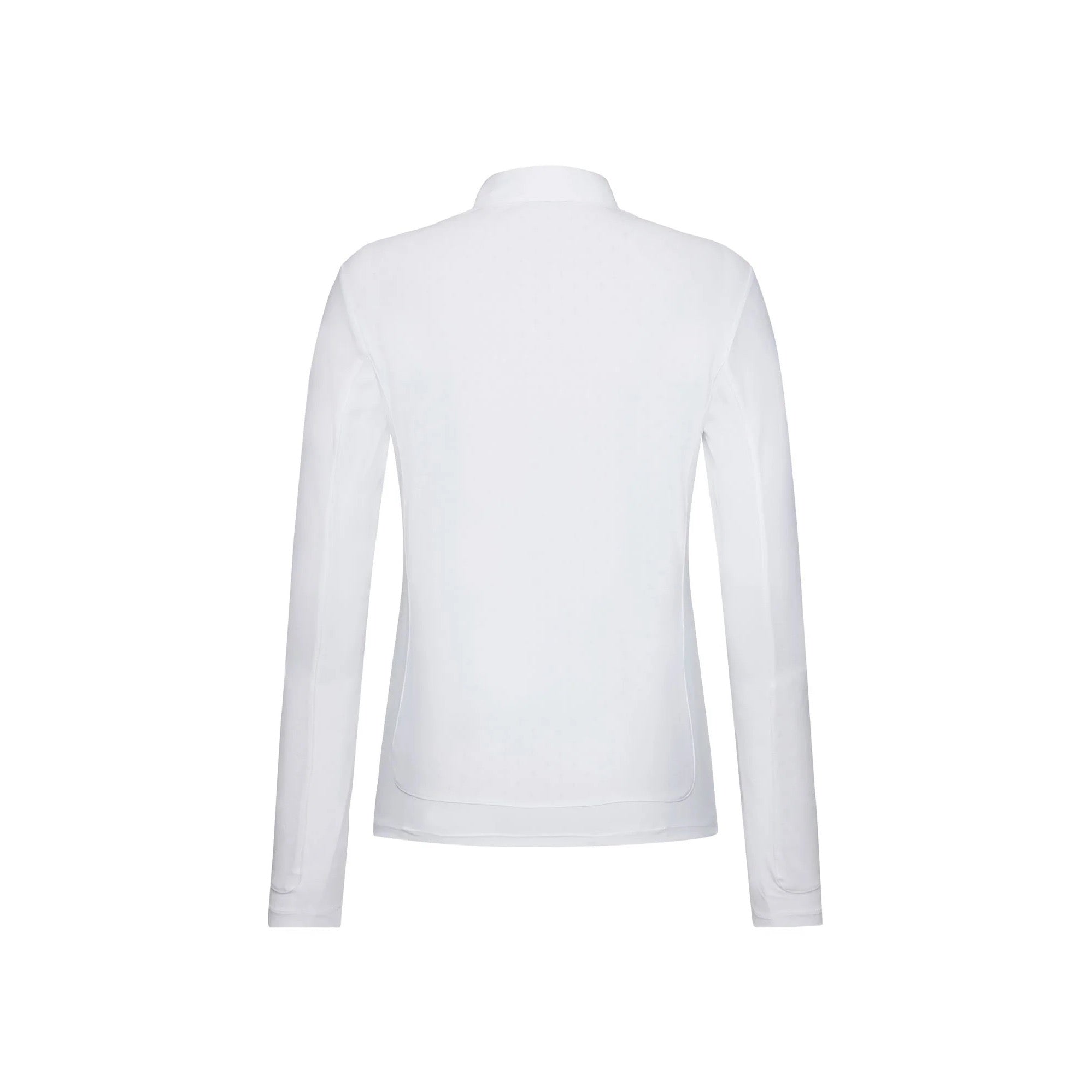 Trolle Ladies T Cut Long Sleeve Competition Polo Balance, White