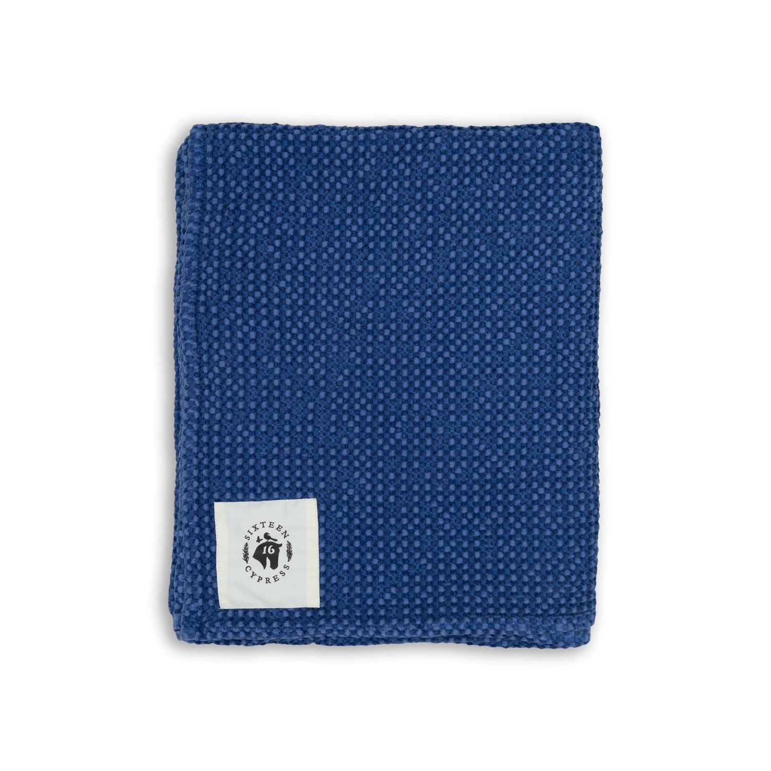 Sixteen Cypress Cotton Waffle Stable Towel, Indigo