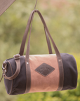 Penelope Canvas Bowl Bag, Pink & Black