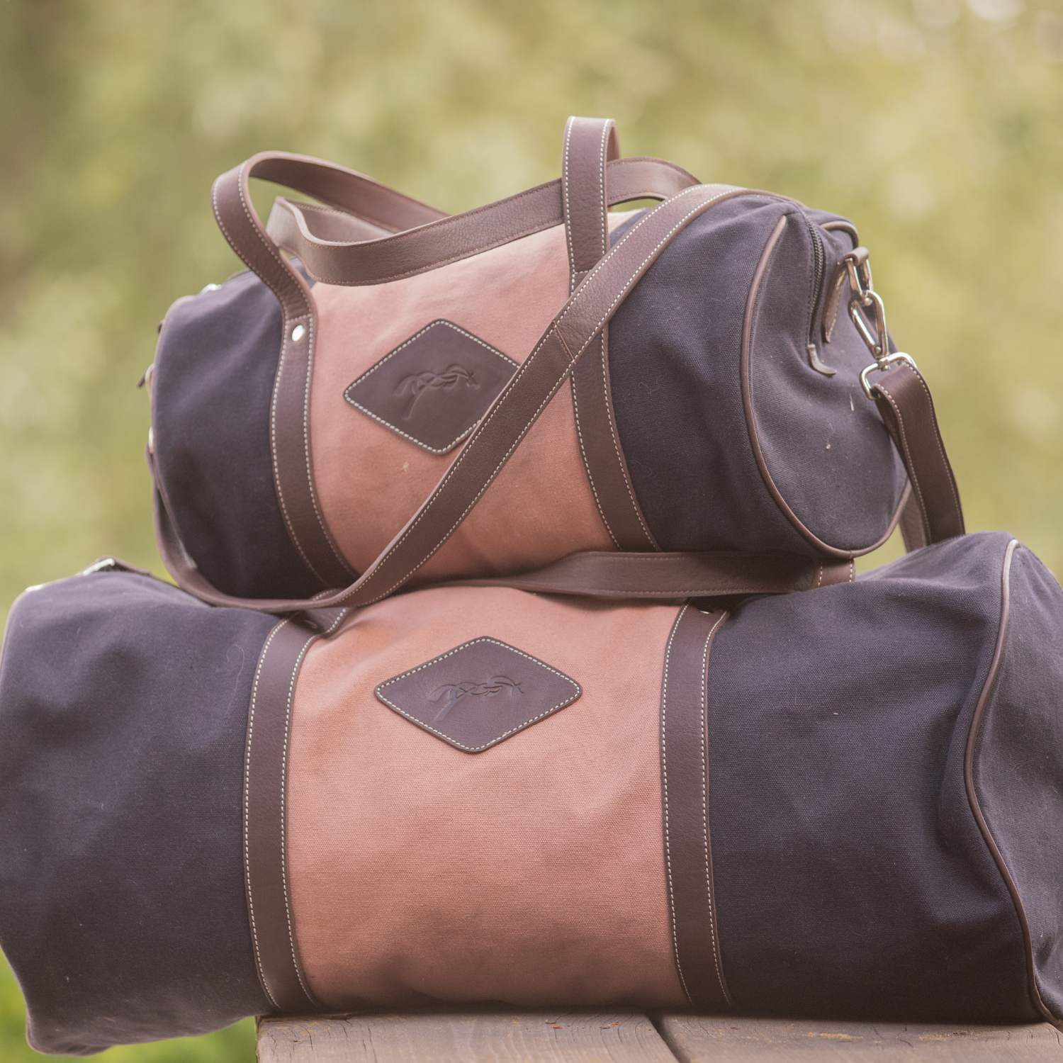 Penelope Canvas Bowl Bag, Pink &amp; Black