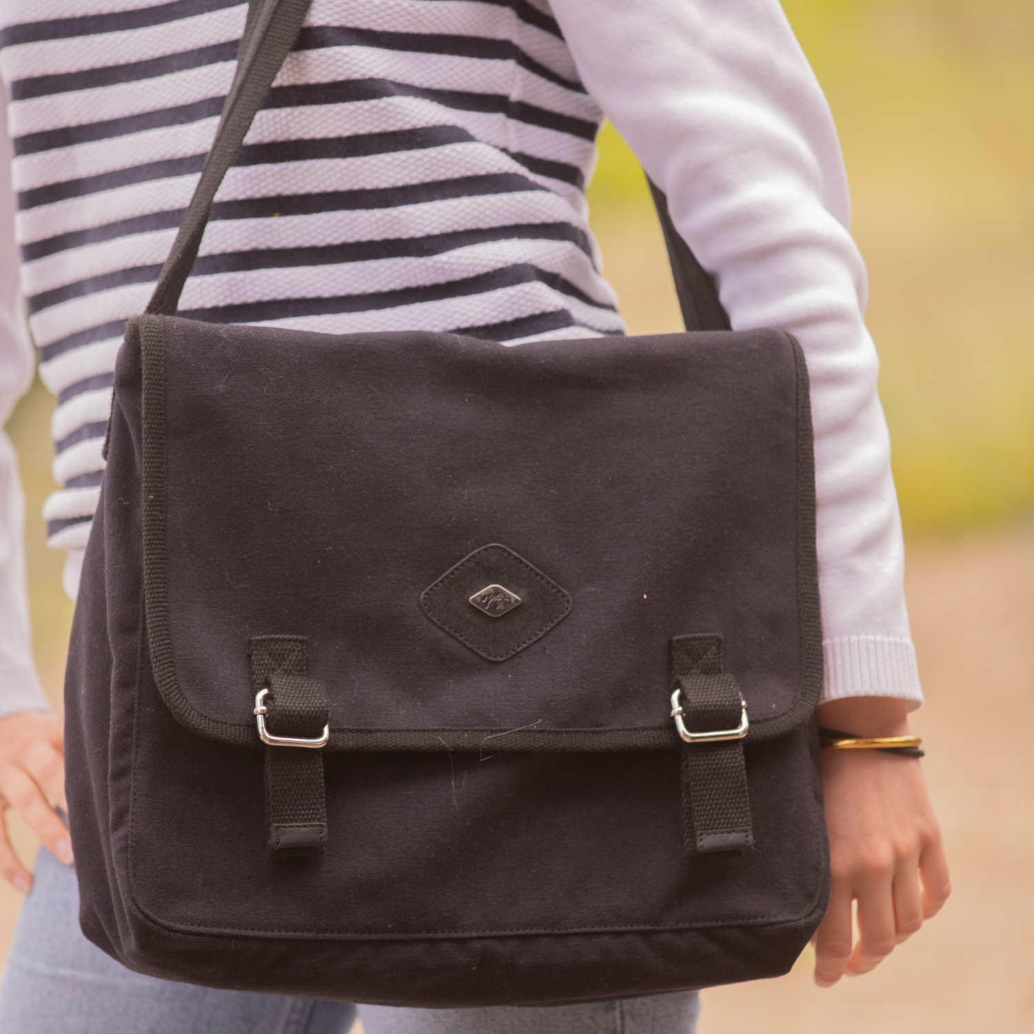 Penelope Canvas US Bag, Black