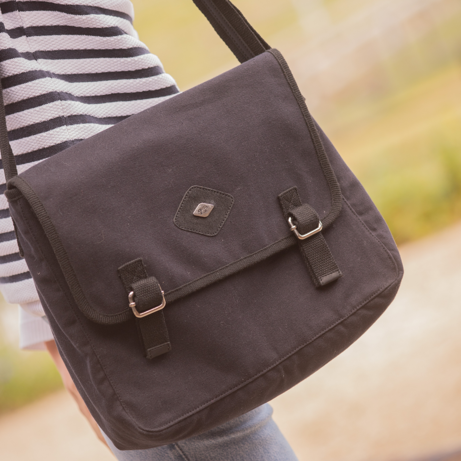 Penelope Canvas US Bag, Black