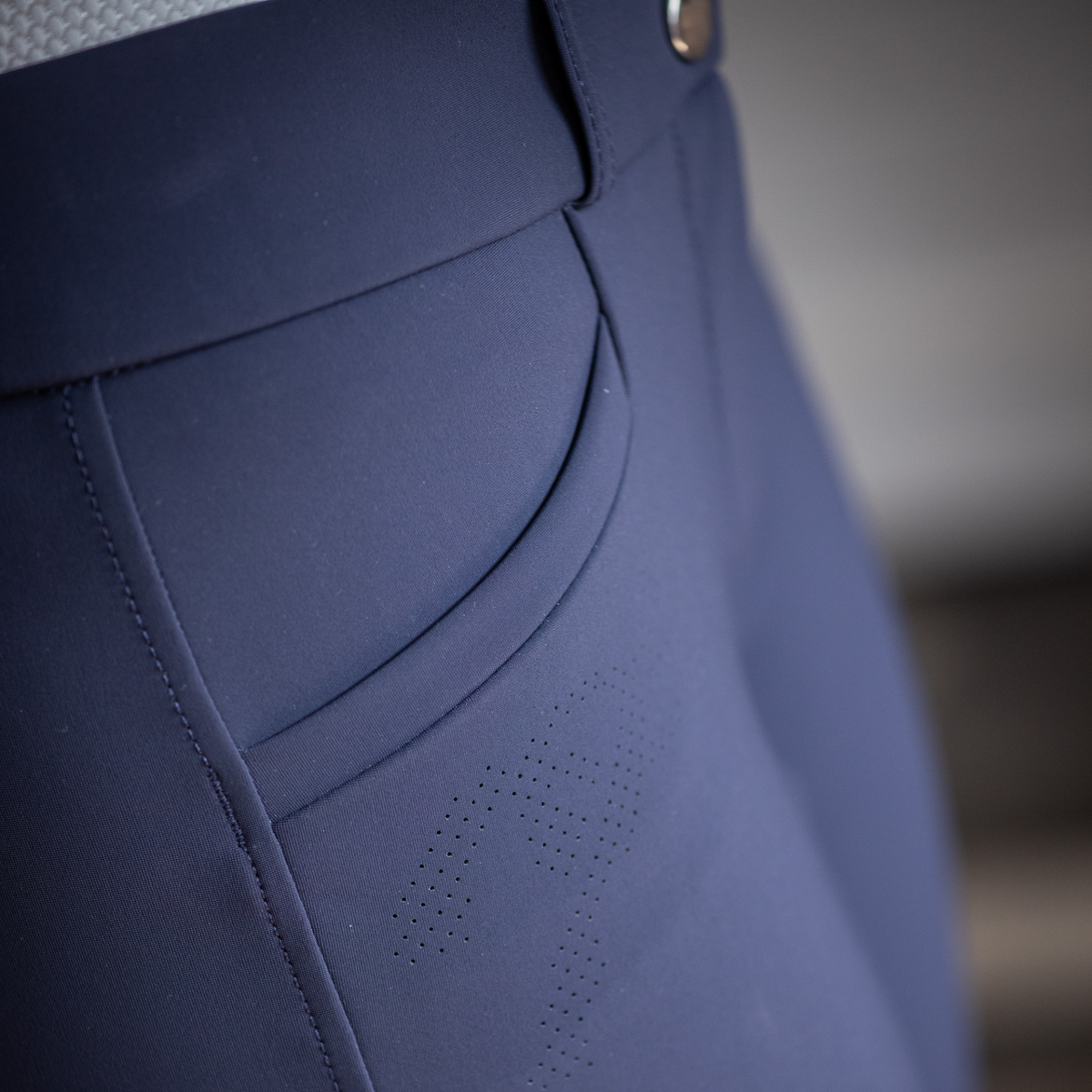 Pénélope Ladies New Majestic Knee Grip Breeches, Navy