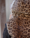 Pénélope Léolyon Jacket, Black w/ Leopard