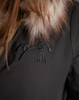 Pénélope Léolyon Jacket, Black w/ Leopard