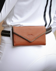 Penelope Phone Pocket, Brandy/Cognac