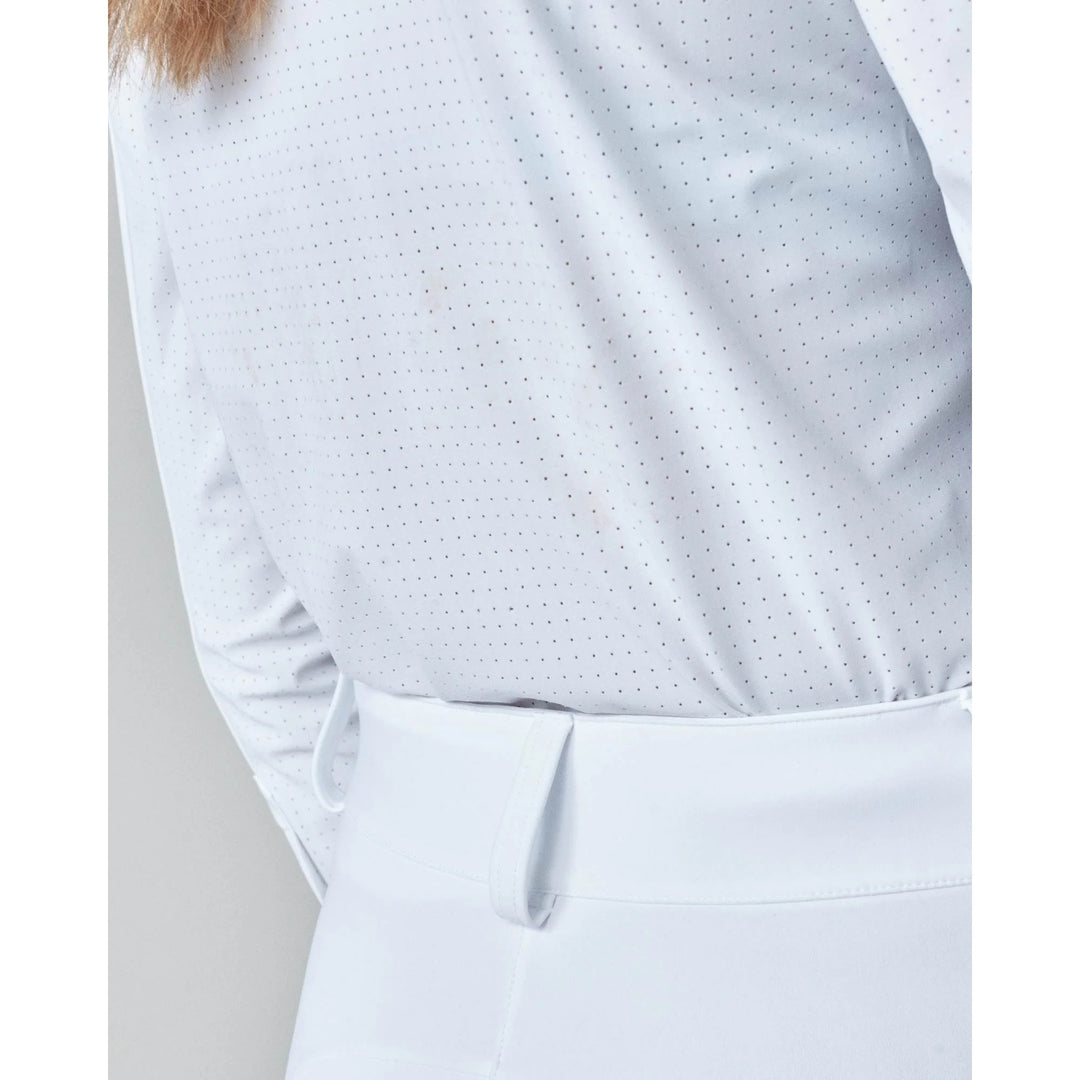 Yagya Long Sleeve Competition Top, White