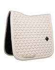 Kentucky Horsewear Dressage Saddle Pad with Plaited Cord, Beige