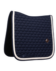 Kentucky Horsewear Dressage Saddle Pad with Plaited Cord, Navy