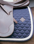 Kentucky Horsewear Dressage Saddle Pad with Plaited Cord, Navy