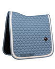 Kentucky Horsewear Dressage Saddle Pad with Plaited Cord, Light Blue