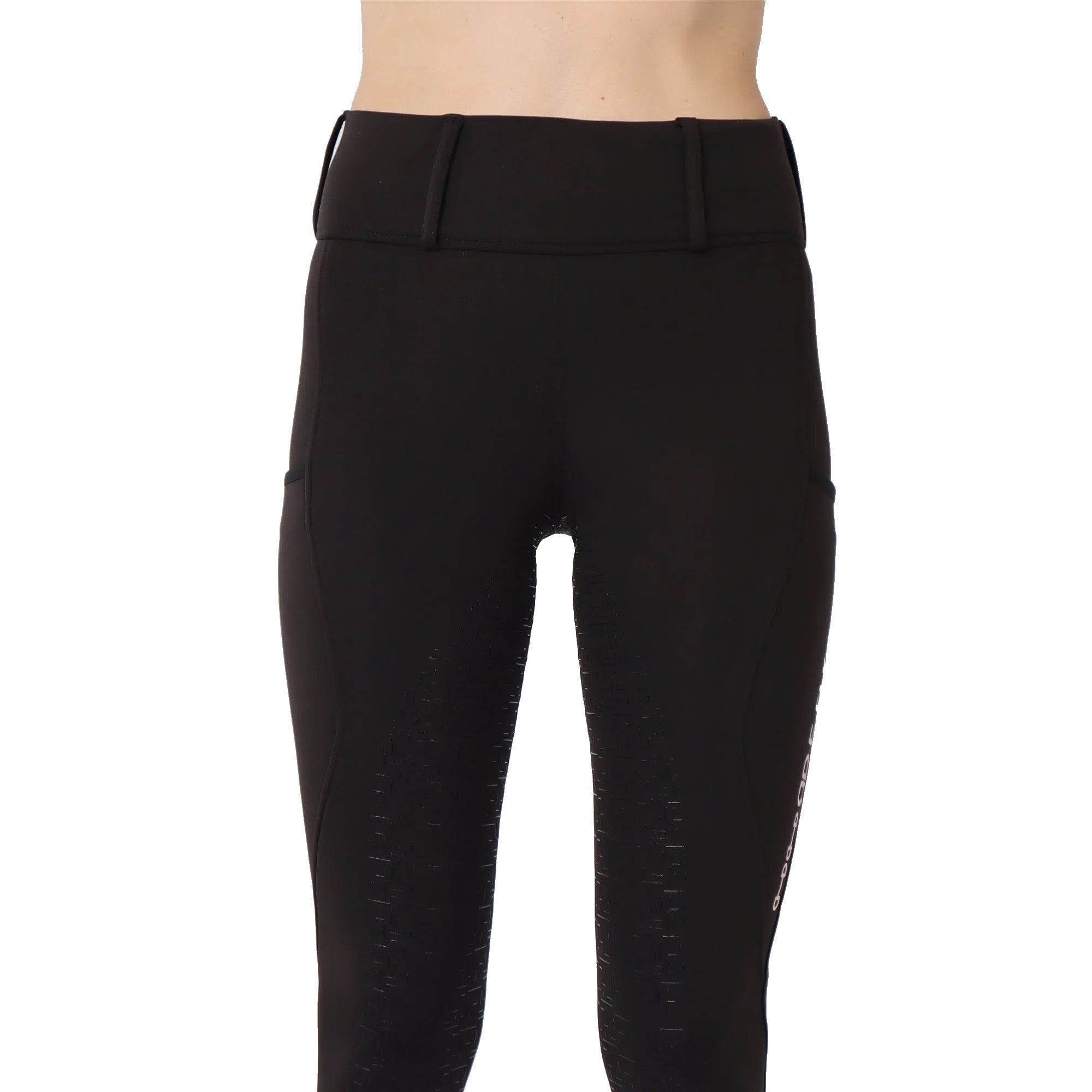 Montar REBEL Rosegold Logo Bit Chain Full Grip Pull on Riding Tights ...