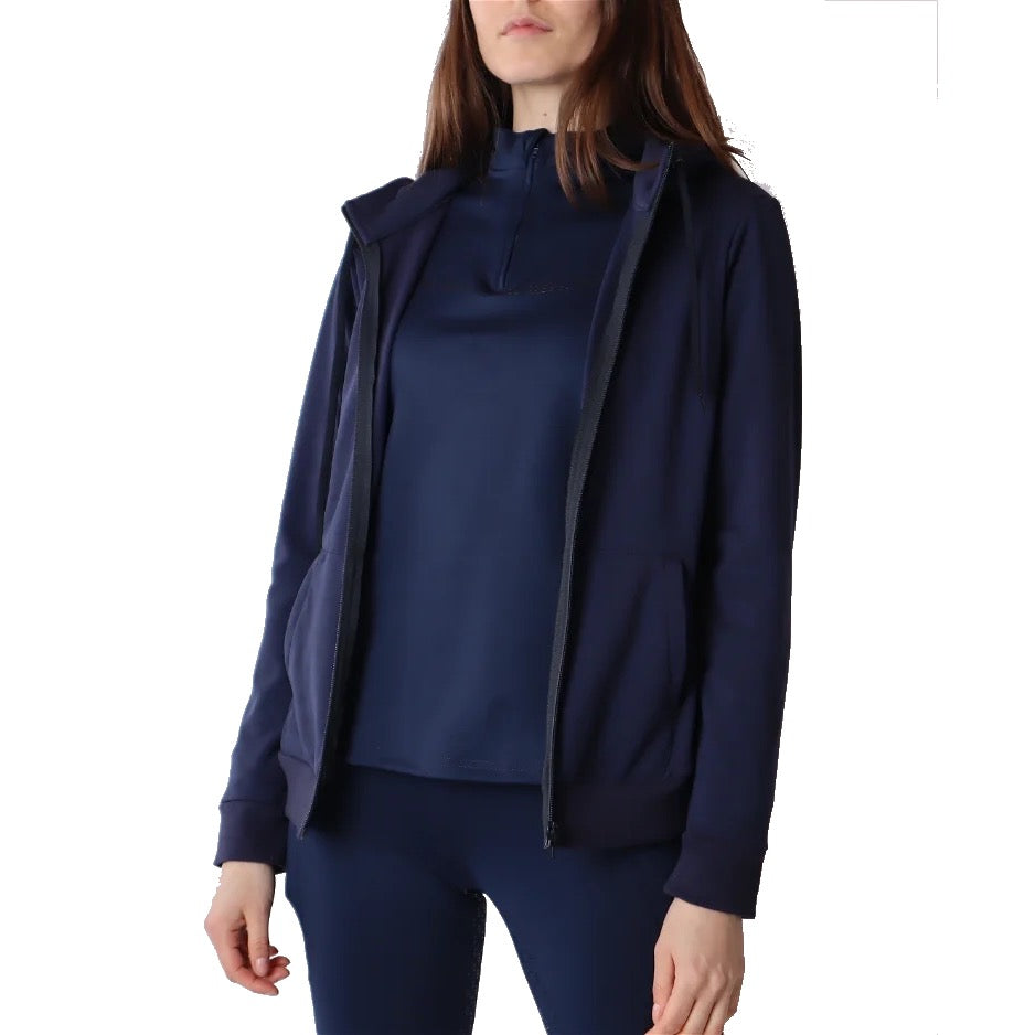 Montar REBEL Full Zipper Hoodie, Navy – Dapper Horse