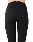 Montar REBEL Tone in Tone High Rise Full Grip Breeches, Black