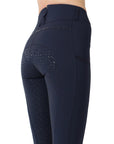 Montar REBEL Tone in Tone High Rise Full Grip Breeches, Navy