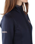 Montar REBEL Rosegold Crystal Full Zip Lightweight Jacket, Navy