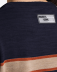 RG Wool Blend Crew Neck Sweater, Navy