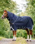 Rambo 1680D Plus Turnout 100g, Navy/Thunderstorm Grey & Silver