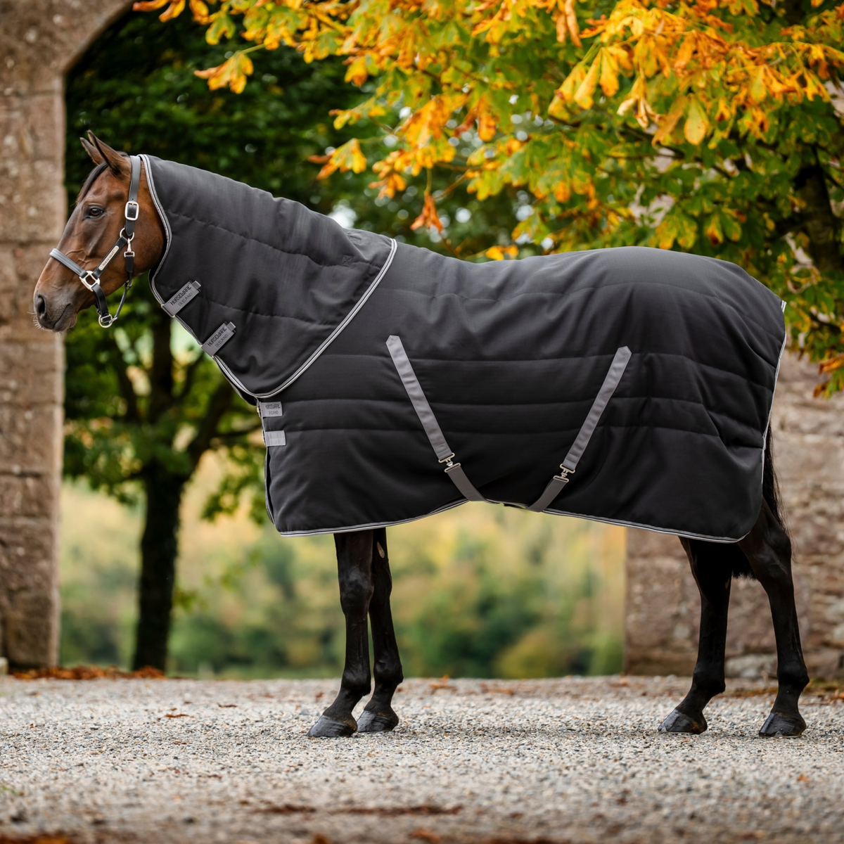 Rambo Stable 400g, Black/Thunderstorm Grey &amp; Silver