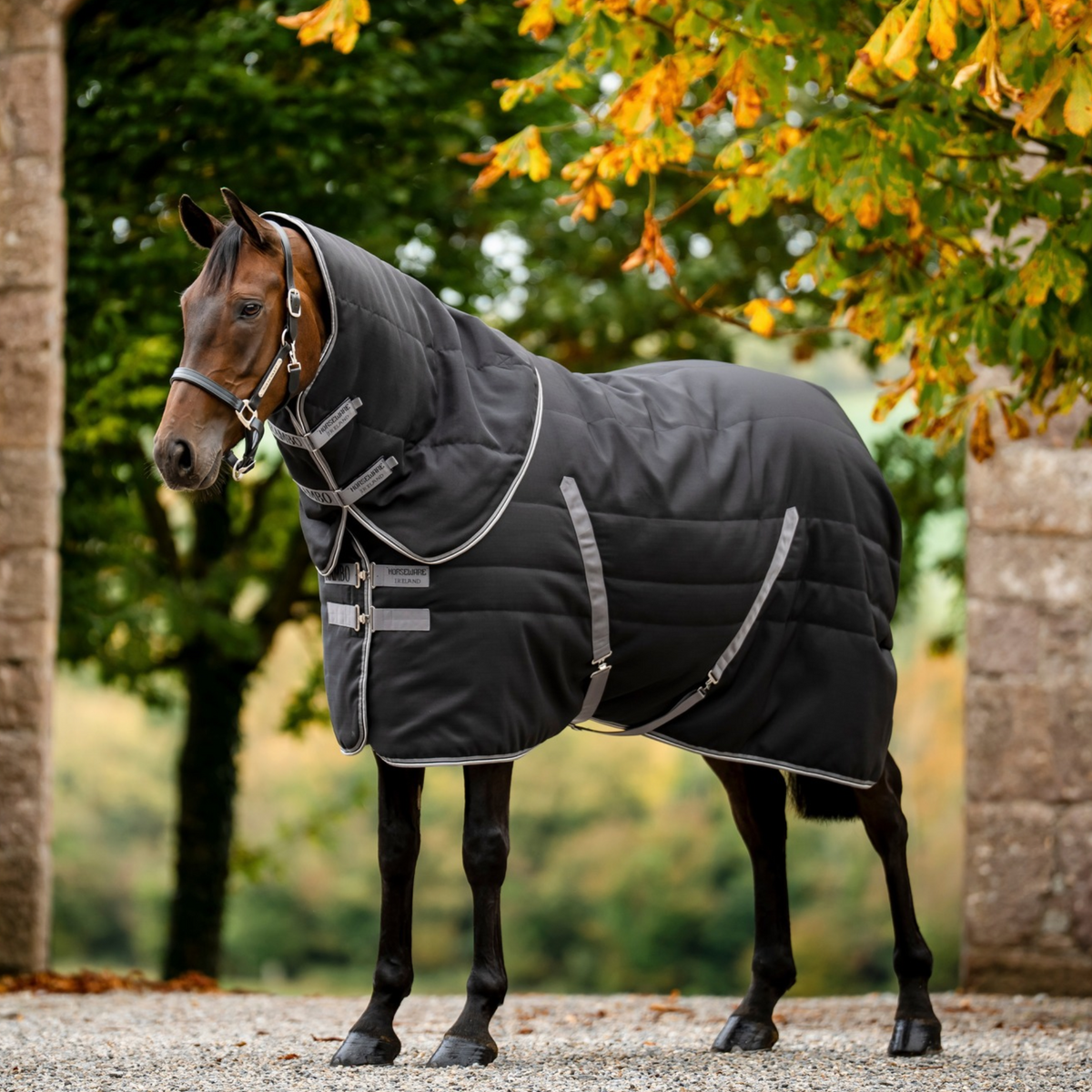 Rambo Stable 400g, Black/Thunderstorm Grey &amp; Silver