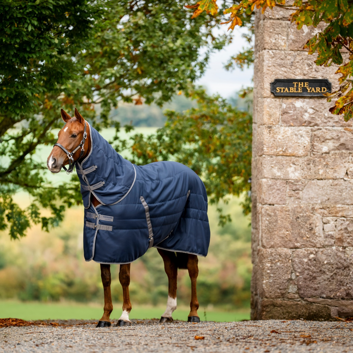 Rambo Stable 400g, Navy/Thunderstorm Grey &amp; Silver