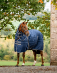 Rambo Stable Hood 100g, Navy/Thunderstorm Grey & Silver