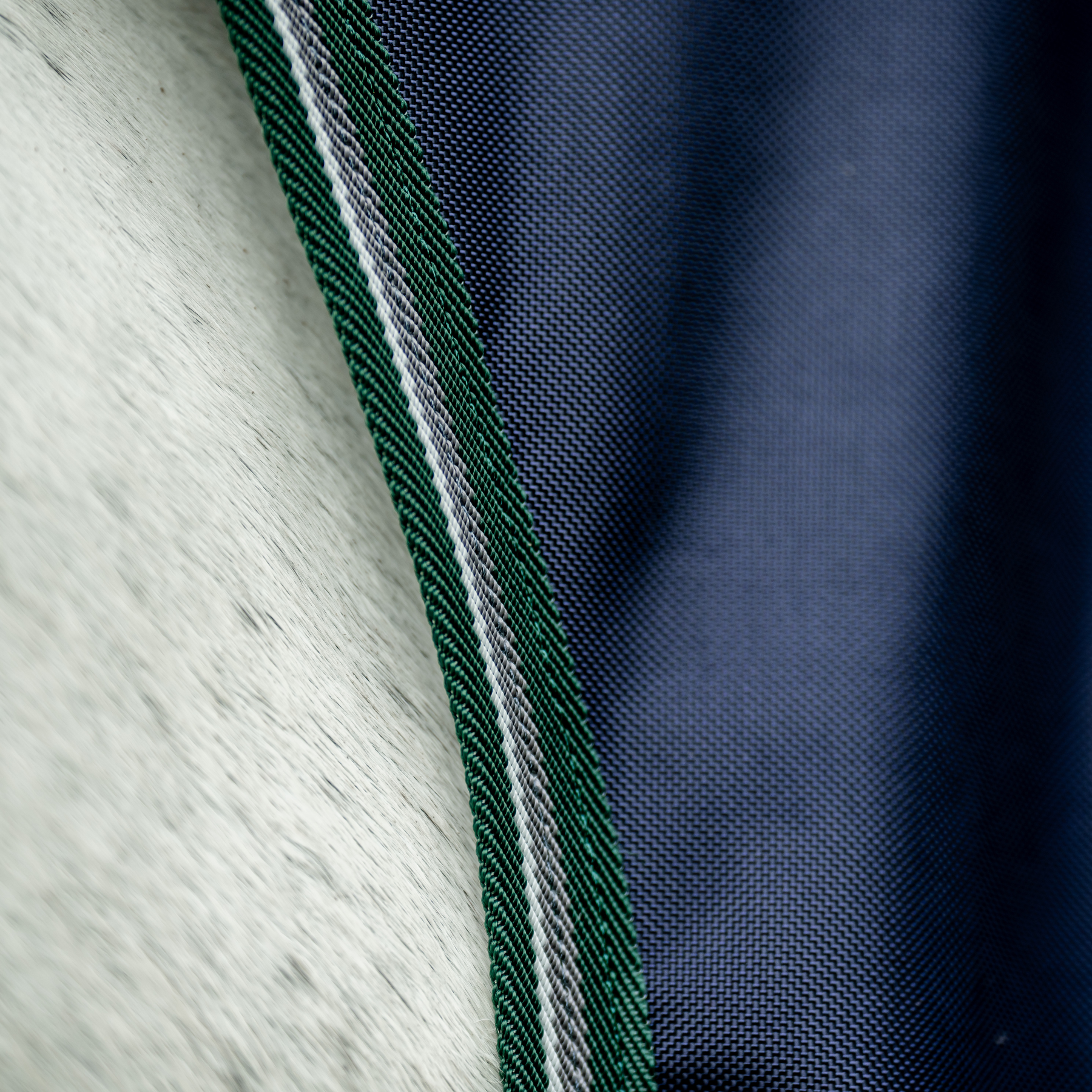 Rambo Wug Turnout, Navy/Hunter Green/Silver