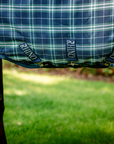 Rhino Wug Turnout, Hunter Check/Navy & Green, 0g