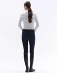 Trolle Ladies Hunter Half Placket Long Sleeve Competition Shirt, White on White