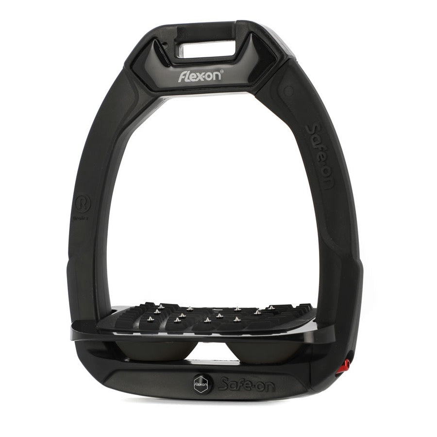 Flex-on The Safe On Stirrup Inclined Ultra Grip, Black/Black