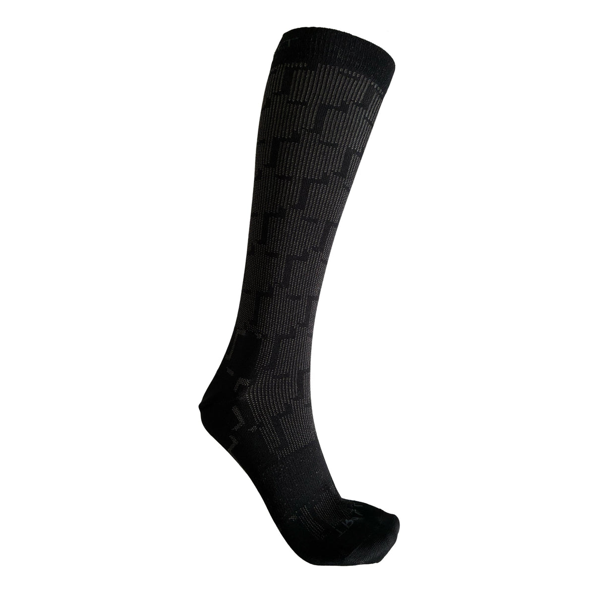 Trolle T Pattern Riding Socks (3 Pack), Black