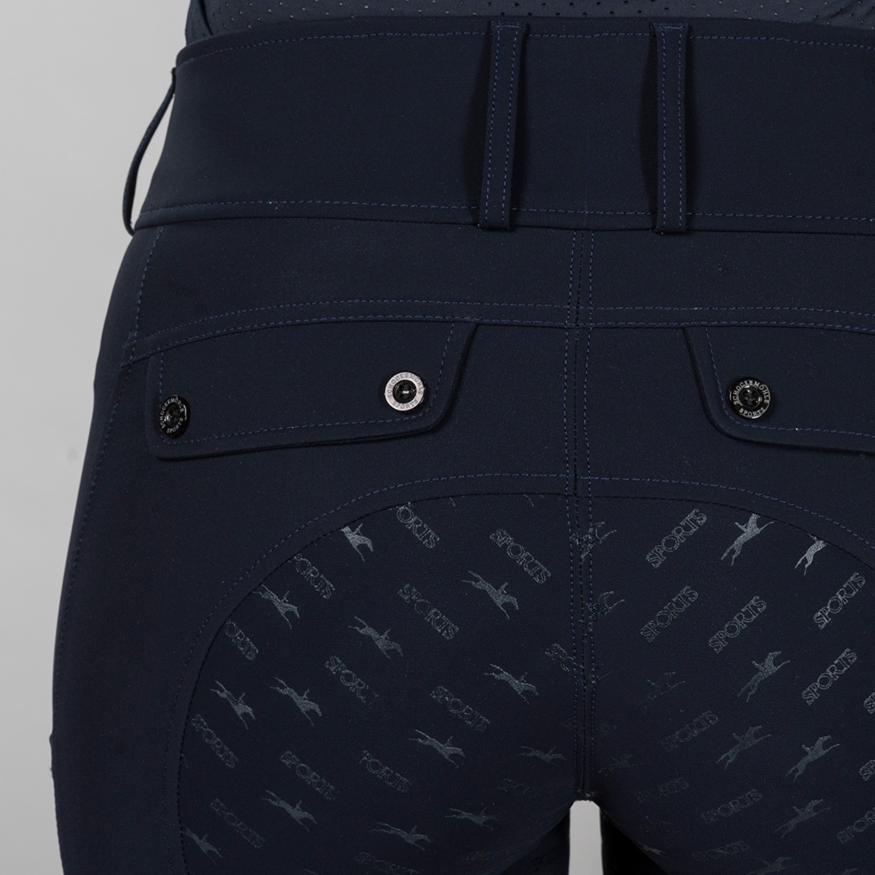 Schockemohle SPCarola Ladies Full Grip Breeches, Dark Navy