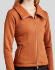 Montar MoElla Quarter Zip Brushed Sweatshirt, Bronze